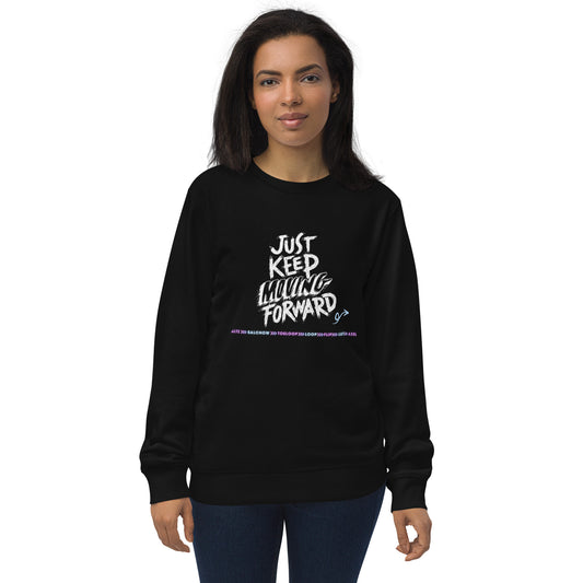 Unisex "Keep Moving Forward" sweatshirt (front printed only)